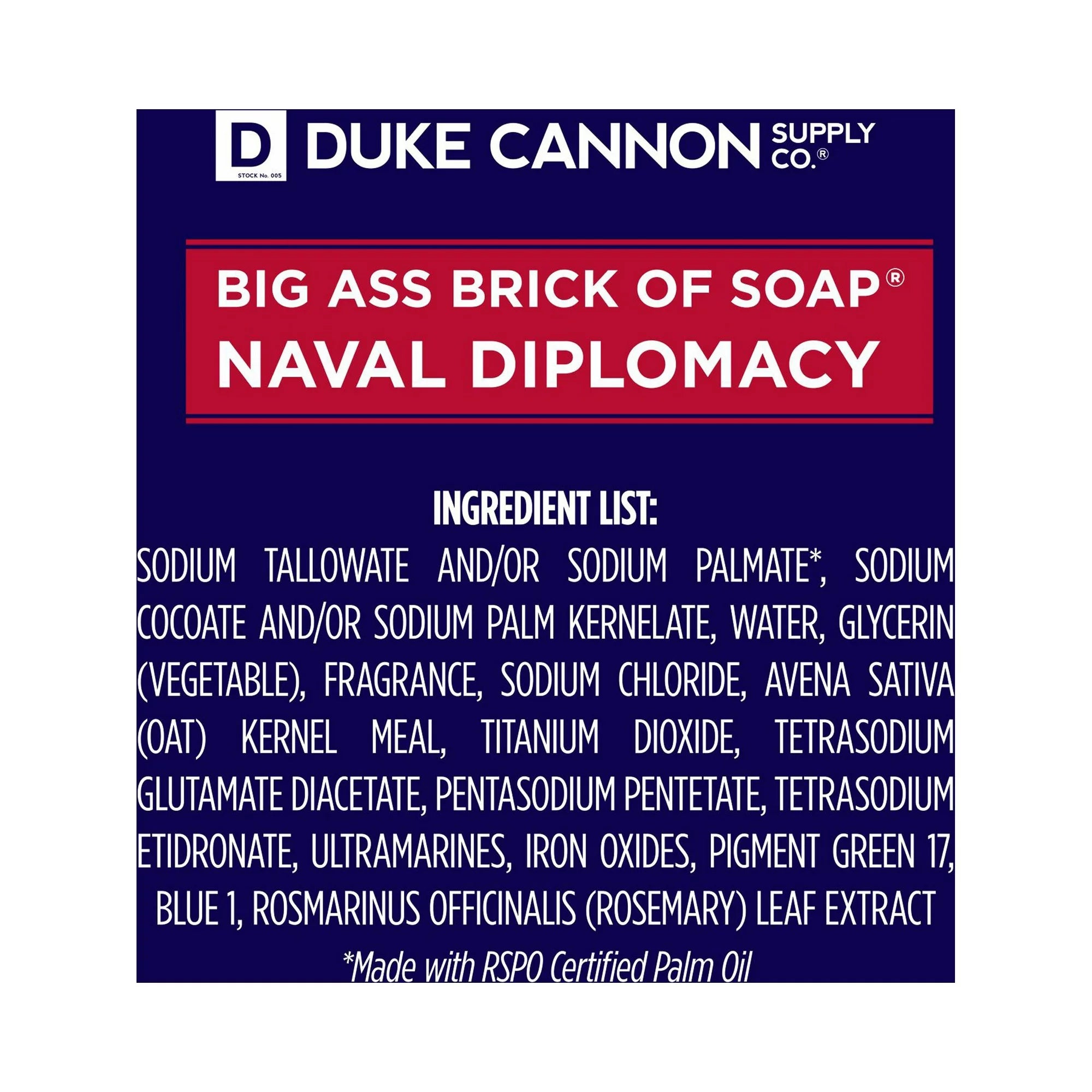 Duke Cannon Big Ass Brick of Soap Green Bar 10oz
